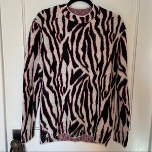 Collusion ASOS zebra print sweater